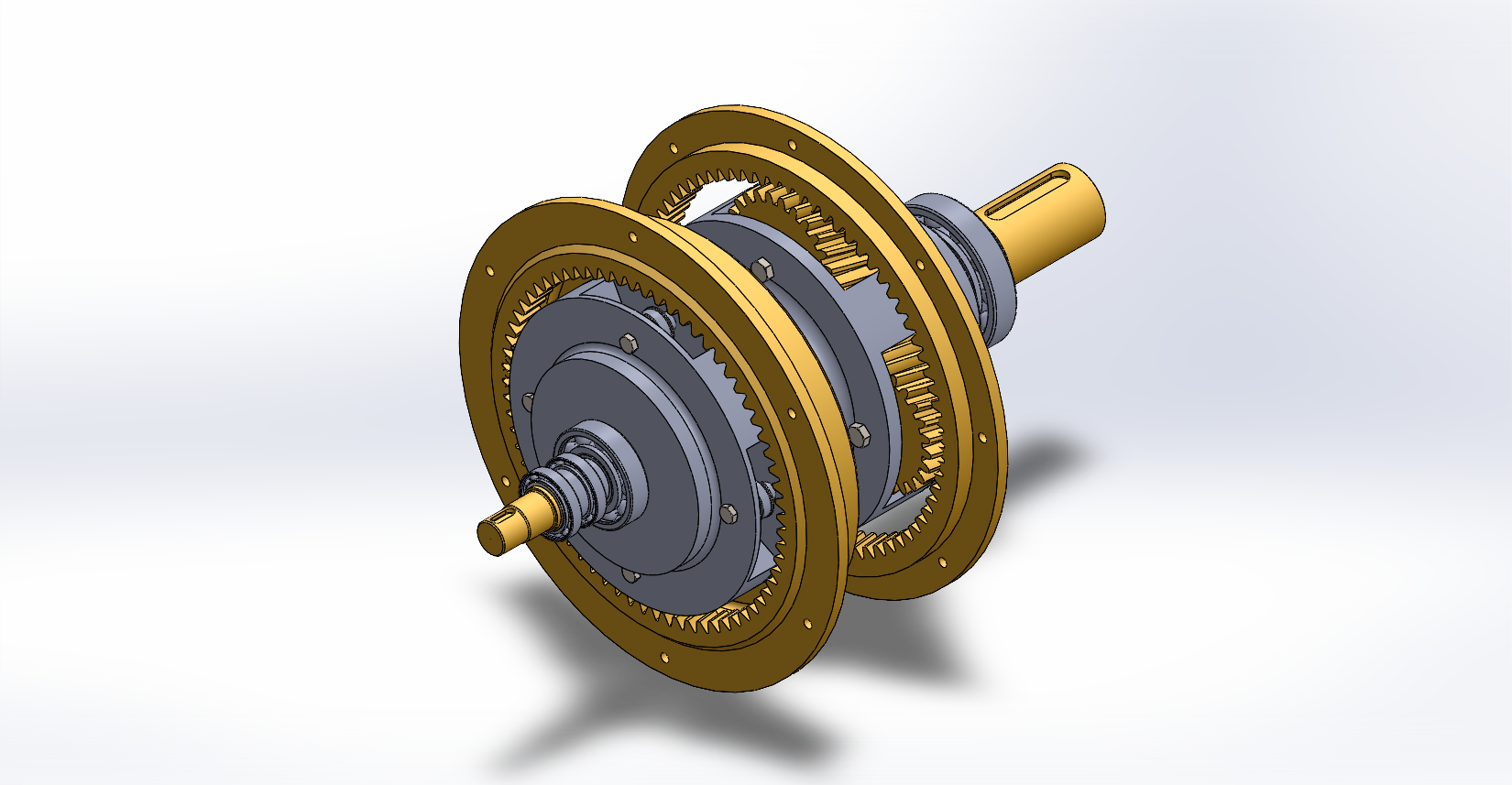 两级行星齿轮箱